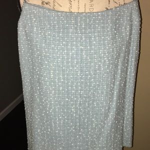 Matching chanel skirt light blue